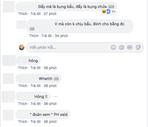 Pham Huong lai bi nghi mang bau, dan mang 