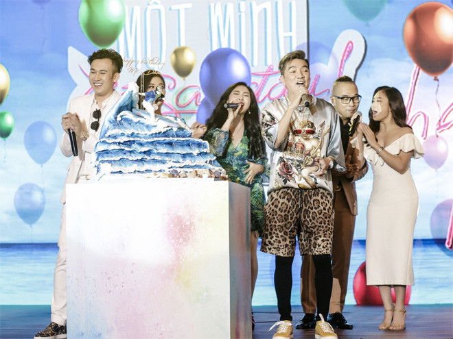 Tran Thanh len tieng ve su co trong sinh nhat Mr. Dam