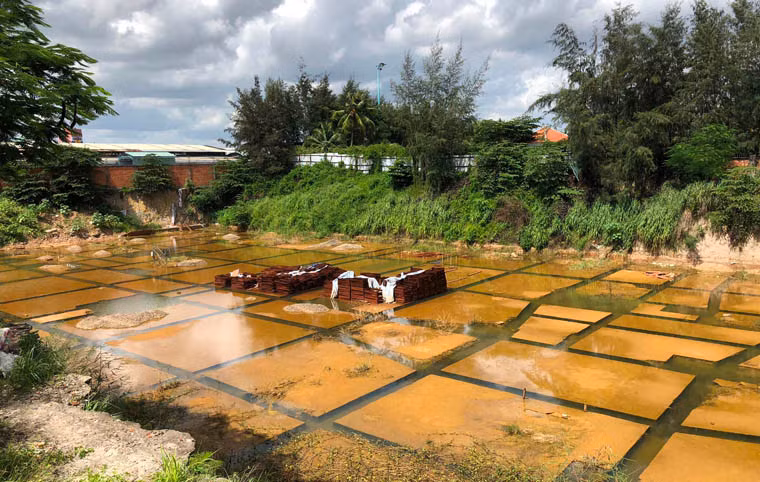 Theo tiết lộ của ông Nguyễn Văn Hòa - Chủ tịch HĐQT Công ty cổ phần đầu tư CTK - với báo chí thì CTK đã đổ một "đống tiền" vào dự án. Ảnh: Vũ Sơn.