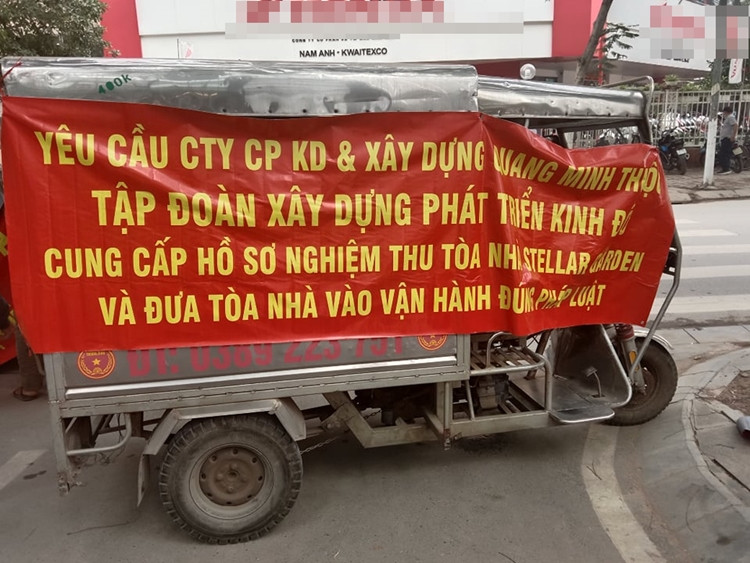 Một số vấn đề đang diễn ra tại chung cư Stellar Garden mà cư dân yêu cầu chủ đầu tư giải quyết.