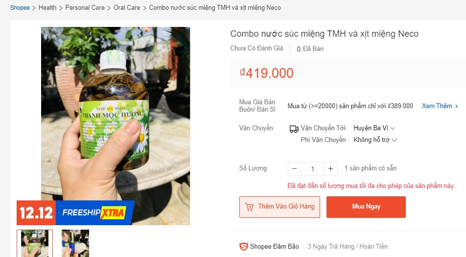 San pham xit mieng va Cot Thien Ngoc NECO quang cao “no” nhu than duoc?-Hinh-6