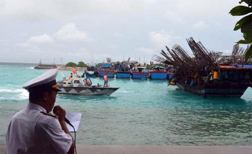 TP.HCM yêu cầu các đơn vị, sở ngành không được chủ quan, đặc biệt trong các ngày nghỉ Tết Nguyên đán Mậu Tuất, theo dõi chặt chẽ diễn biến của cơn bão Sanba đang hướng vào biển Đông. ảnh minh họa.