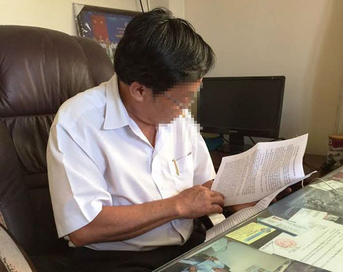 Ông Đặng Thanh Nhu, Trưởng Phòng GD-ĐT huyện Bến Lức vừa bị cách chức.