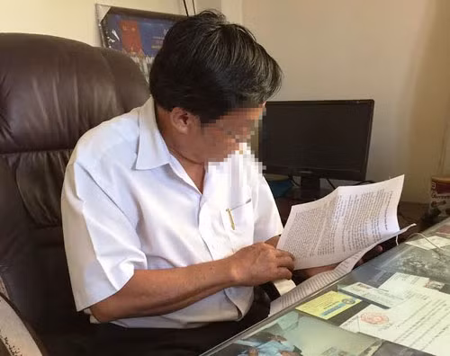 Ông Đặng Thanh Nhu, Trưởng Phòng GD-ĐT huyện Bến Lức vừa bị cách chức.