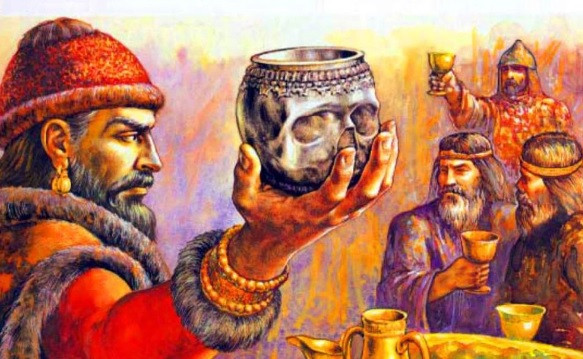 Trong số các hiện vật, giới nghiên cứu kinh hãi khi nhìn thấy những chiếc ly rượu được làm từ hộp sọ người vô cùng rùng rợn.