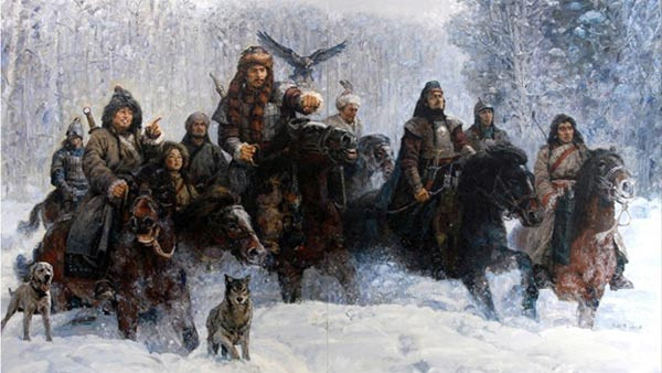 68 bím tóc lớn được tìm thấy trong các ngôi mộ cổ của người Hung Nô. Các chuyên gia suy đoán chúng thuộc về những phụ nữ. Họ có thể là nạn nhân hiến tế.