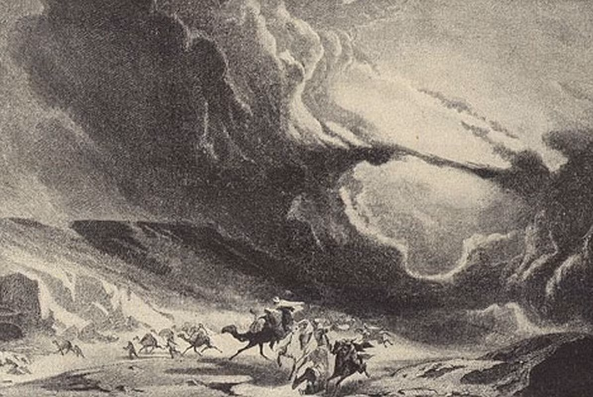 Do ở giữa sa mạc, không tìm được nơi trú ẩn an toàn nên hơn 50.000 binh sĩ có cái chết đau đớn, bi thương là bị cát sa mạc vùi lấp dẫn tới tử vong. Thi thể của họ bị vùi quá sâu nên không ai tìm thấy.