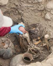 Theo Mirella Ganoza - người đứng đầu nhóm khảo cổ, xác ướp mới phát hiện ở trong tình trạng khá tốt. Thi hài ở trong tư thế ngồi với hai chân co lên.