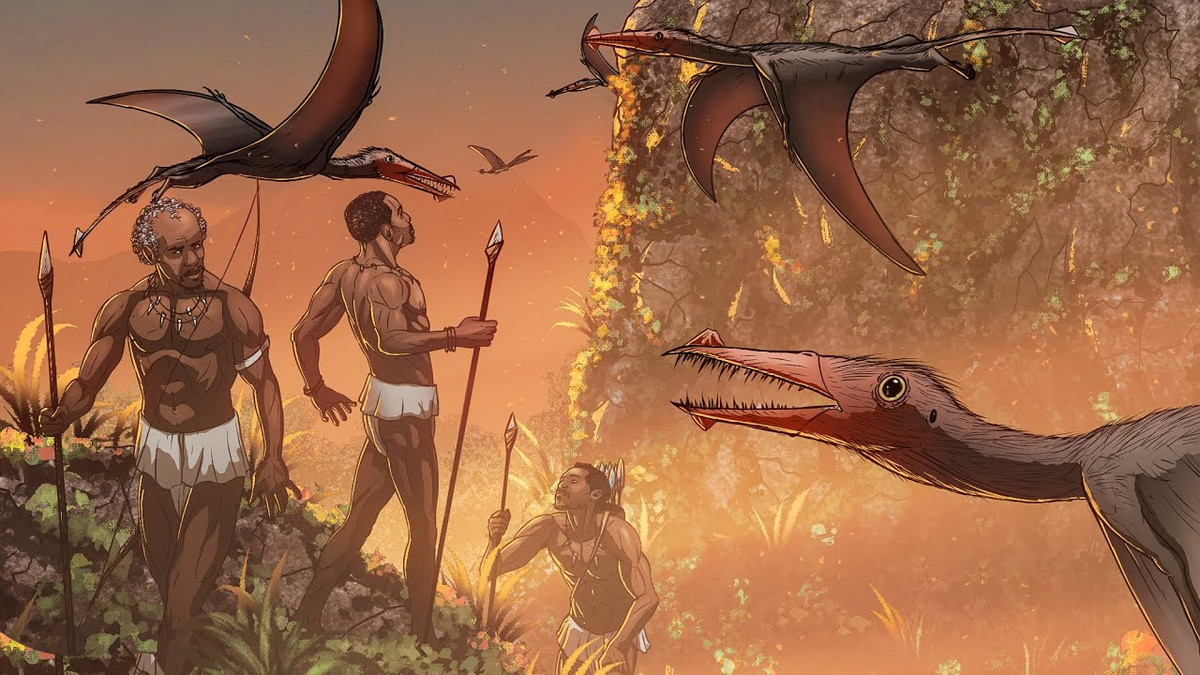 Kongamato là quái thú huyền thoại được cho là sinh sống trong các đầm lầy sâu và rừng nhiệt đới châu Phi xích đạo. Theo các giai thoại, sinh vật này có hình dáng giống như với loài chim tiền sử (pterodactyl) có sải cánh dài khoảng 2m, rất khỏe và có hàm răng sắc nhọn.