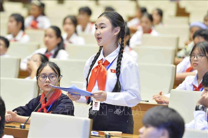 Toàn cảnh phiên họp giả định "Quốc hội trẻ em" lần thứ nhất - Hình 5 Toan canh phien hop gia dinh