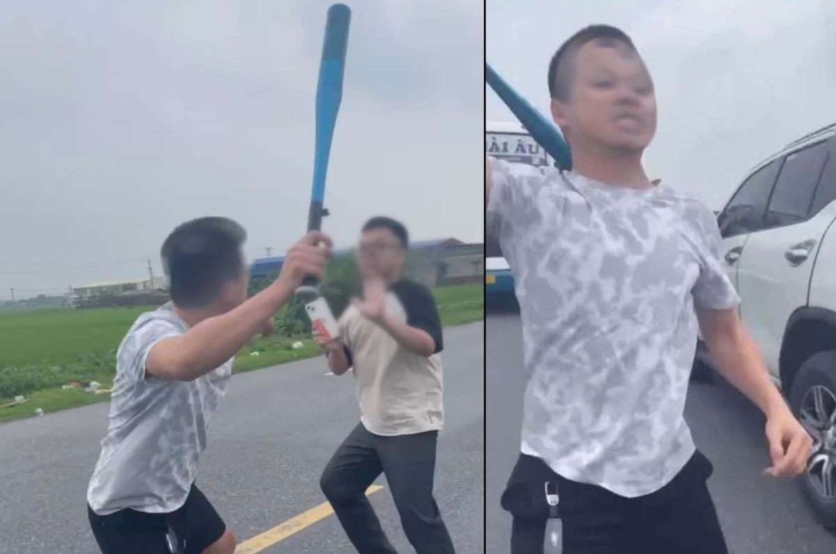 Vụ tài xế dùng gậy bóng chày đánh người: Nguyên nhân do xích mích Vu tai xe dung gay bong chay danh nguoi: Nguyen nhan do xich mich