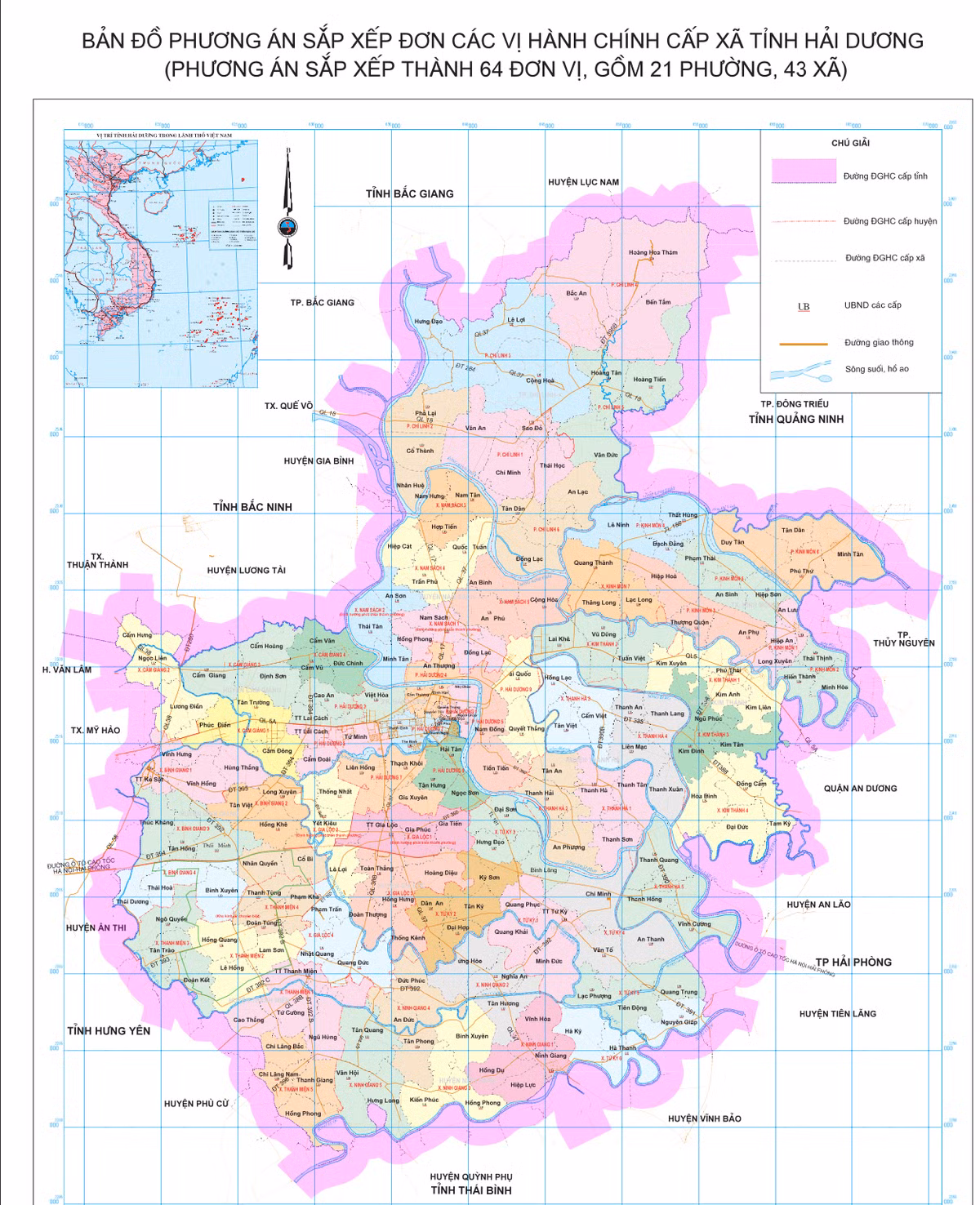 Chi tiet du kien 64 xa, phuong moi o Hai Duong sau sap xep-Hinh-2