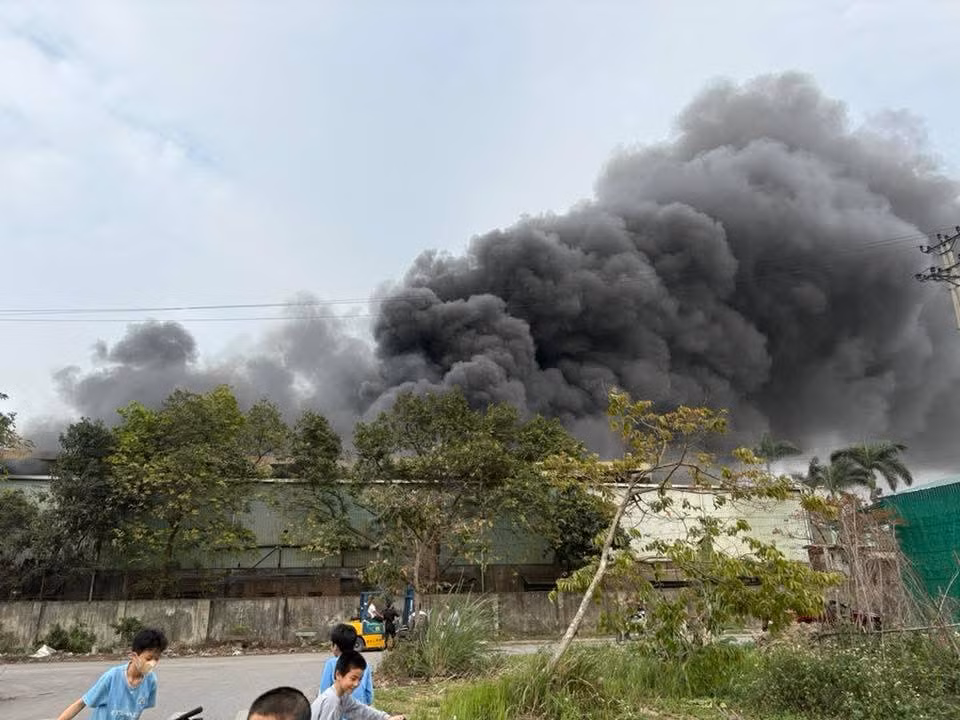 Chay lon tai Cong ty TNHH co khi Toan Phat