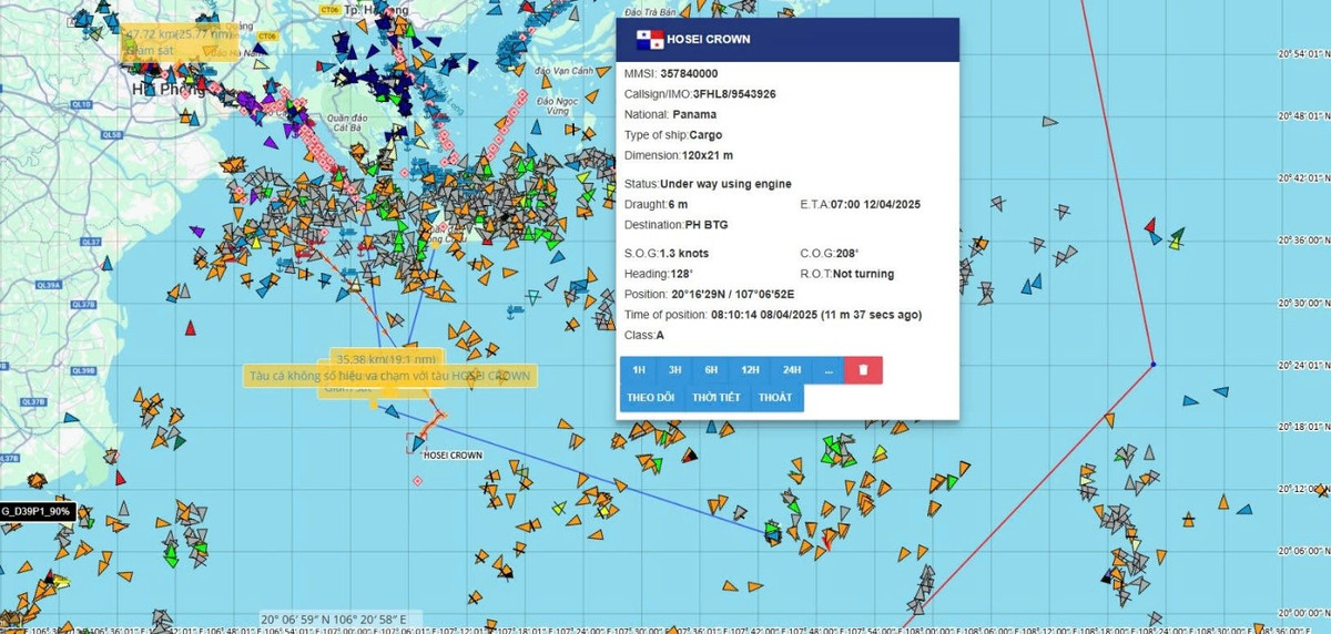 Tau hang dam va tau ca vung bien Hai Phong, 4 nguoi tu vong-Hinh-4