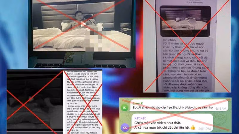 Nhom nguoi nuoc ngoai ghep anh “nhay cam”, tong tien doanh nhan, can bo