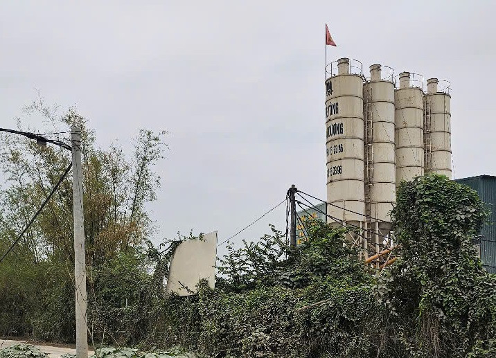 Loat tram tron be tong, asphalt bi dung hoat dong o TP Hai Duong