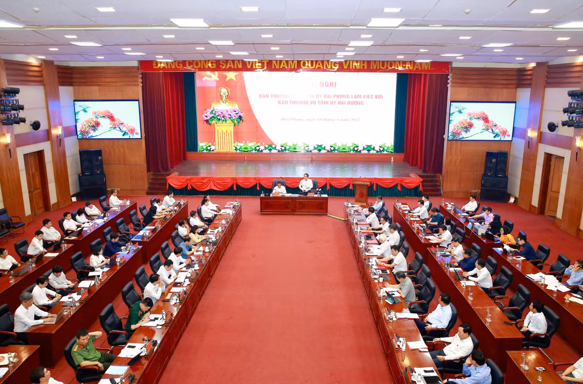 Hai Phong, Hai Duong thong nhat nhieu noi dung hop nhat