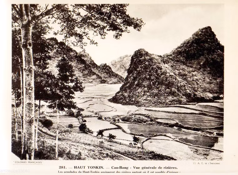 Những thửa ruộng ở Cao Bằng.