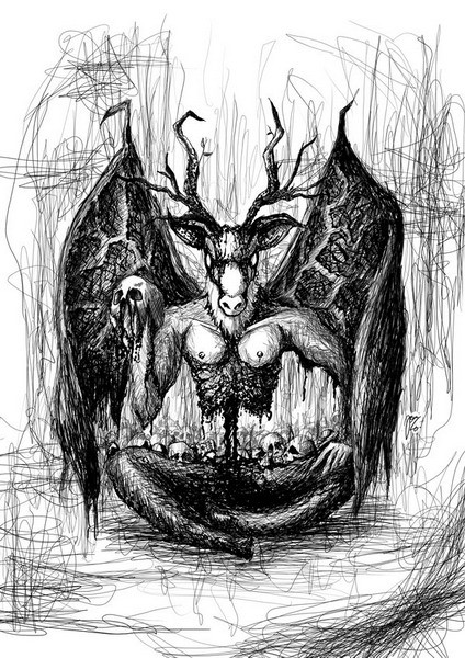 Theo thời gian thần Baphomet đã trở thành biểu tượng của sự tôn thờ Satan, bị nhà thờ ruồng bỏ.