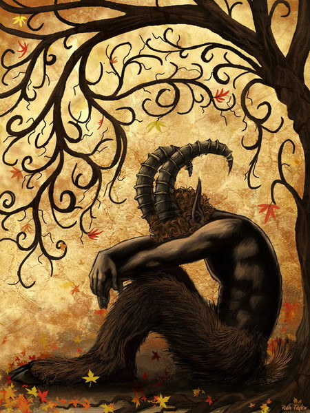 Theo môt tả Faun có hình dạng nửa người nửa dê, với thân trên là con người nhưng có sừng và tai dê, phần thân từ thắt lưng trở xuống là thân dê.