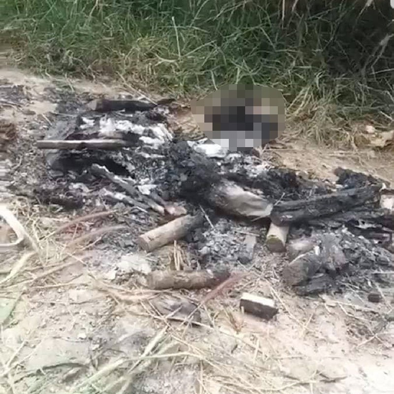 Vu xuong nguoi bi dot o nghia dia tai Sai Gon do hung thu phi tang xac?