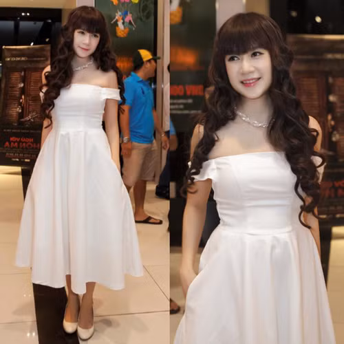 Dù đã trải qua 3 lần sinh nở nhưng nhan sắc và vóc dáng của cựu hotgirl này vẫn khiến những người xung quanh khó có thể rời mắt.