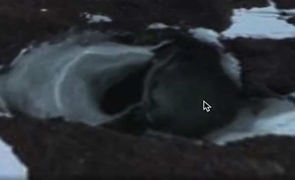 Một người xem bình luận: "Đây có thể là những công trình kiến trúc khổng lồ cổ đại đã biến thành đá theo thời gian. Cái cổng này là một phần nhỏ của nó mà thôi".