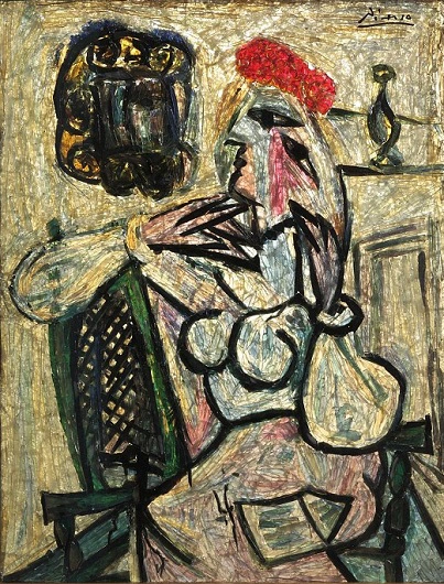 Danh họa Picasso (1881 – 1973) đã để lại cho hậu thế hàng loạt các tác phẩm vô cùng đắt giá. Trong đó nổi bật là bức tranh “Seated Woman with Red Hat” bị thất lạc suốt 50 năm.