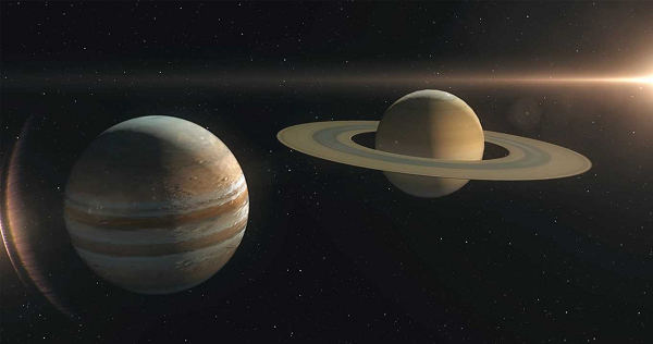 Bên dưới bầu khí quyển dày đặc của Sao Hải Vương và Sao Thiên Vương là một chất lỏng siêu nóng, siêu đậm đặc của các vật liệu như nước, metan và amoniac bao bọc quanh lõi hành tinh.