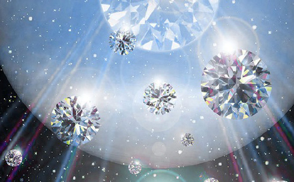 Hai nhà khoa học hành tinh, Mona Delitsky của Cơ quan Kỹ thuật đặc biệt Califoria (CSE) ở Pasadena, California, Mỹ và Kevin Baines của Đại học Wisconsin - Madison (Mỹ) đã tiến hành nghiên cứu và cho biết, Sao Mộc và sao Thổ có thể chứa rất nhiều kim cương.