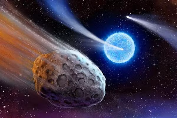 Tuy nhiên người ta phát hiện chúng quá lớn so với Encke. Bên cạnh đó, trước đây các nhà khoa học cho rằng chính chiếc đuôi đá bụi của Encke tạo ra mưa sao băng Taurids.