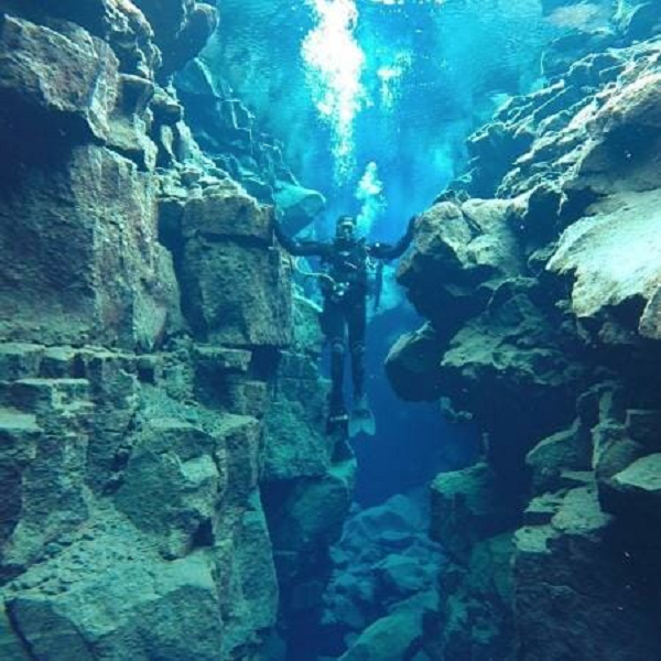 Silfra được nuôi dưỡng bằng nguồn nước ngầm từ sông băng Langjökull lớn thứ hai Iceland, cách hồ Thingvallavatn khoảng 50 km.