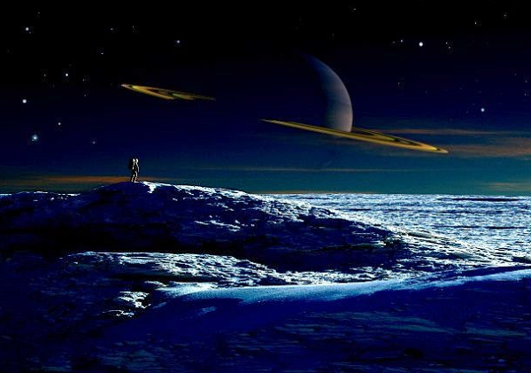 Mặt trăng Titan của sao Thổ có kích thước lớn hơn cả sao Thủy. Nó cũng biết đến như là mặt trăng lớn nhất trong số 60 mặt trăng của sao Thổ. Bề mặt của Titan hiện nay được định hình bởi các con sông, hồ và lượng mưa.