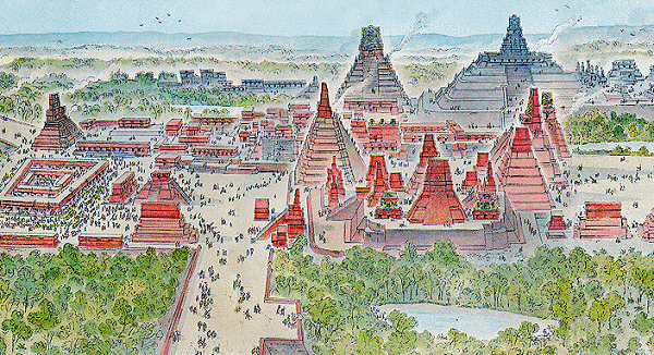 Các cấu trúc bên trong đã đổ nát, nhưng điều gây khó hiểu nhất là không biết vì sao nó lại được giấu bên trong ngọn đồi giả.