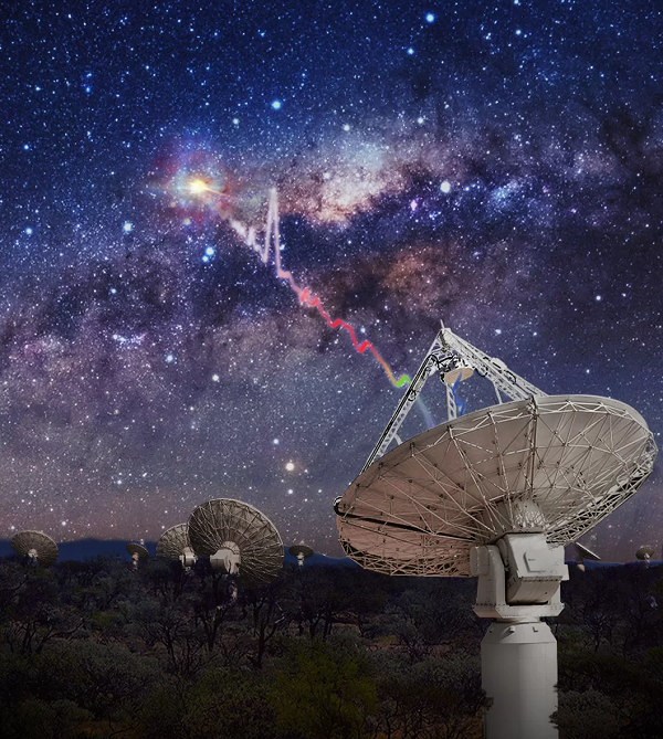 Các sóng vô tuyến cực thấp xuất phát từ các "vụ nổ năng lượng" trong vũ trụ được gọi chung là vụ nổ radio nhanh (FRBs). Năm 2007, các nhà khoa học ghi nhận trường hợp FRB đầu tiên nhờ kính viễn vọng vô tuyến Parkes ở Australia.