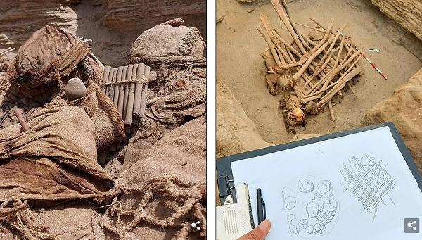 Năm 2018, nhóm nghiên cứu đã tìm thấy bốn địa điểm chôn cất cùng với nhiều đồ gốm từ nền văn minh tiền Inca. Sau đó, họ lại tìm thấy 30 bộ hài cốt cổ đại trong một công trình đào đường ống dẫn khí ở Chilca.