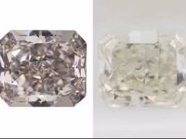 Kim cương này chỉ thay đổi màu sắc khi được làm lạnh ở nhiệt độ khoảng âm 196 độ C, nhiệt độ của nitơ lỏng. Bà Persaud phát hiện ra loại kim cương mới khi phân loại đá quý của các khách hàng.