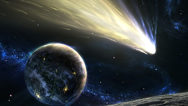 Nó bắt đầu phát ra vầng hào quang ''coma'' rực rỡ. Coma được ví như ''bộ tóc'' của sao chổi, chỉ xuất hiện khi chúng tiến về trung tâm Thái Dương hệ và được sưởi ấm dần.