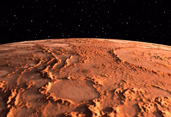 Phía bắc địa điểm tàu Perseverance hạ cánh là lớp ngăn cách khu vực châu thổ với vùng đất còn lại, cao hơn đáy hố thiên thạch khoảng 60 mét.