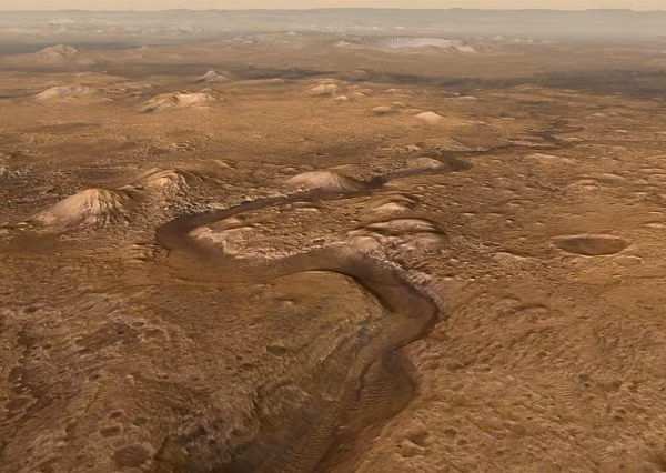 Những lớp đất nằm nghiêng là dấu vết còn sót lại của một vùng châu thổ. Sông đẩy bùn và đất vào những vùng trũng chứa nước, trầm tích lắng xuống theo thời gian sẽ tạo thành những ụ phù sa tỏa ra theo hình cánh quạt.