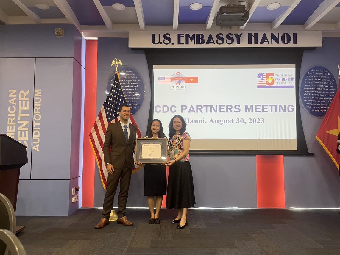 US.CDC ghi nhan su dong gop cua VUSTA trong hoat dong phong chong HIV/AIDS