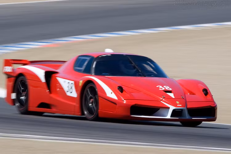 Từ FXX, Ferrari đã tiếp tục cải tiến và cho ra đời phiên bản hiệu năng cao hơn là FXX Evoluzione vào năm 2007. Được phát triển với sự hỗ trợ từ tay đua Michael Schumacher, FXX Evoluzione có công suất nâng lên thành 860 mã lực cùng hệ thống điều khiển lực kéo mới, cản trước có cánh gió chủ động và phanh gốm-carbon đường kính lớn.