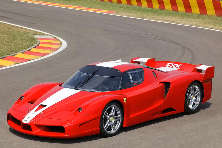 Chương trình siêu xe đua Ferrari XX bắt đầu vào năm 2005 với chiếc Ferrari FXX dựa trên cơ sở siêu xe hàng đầu của hãng lúc đó là Ferrari Enzo. Những chiếc FXX sẽ chỉ được sử dụng trong trường đua sẽ giúp chủ nhân của chúng được trải nghiệm cảm giác là một tay đua thực sự, đồng thời Ferrari cũng sẽ thu thập dữ liệu từ những chiếc xe này.