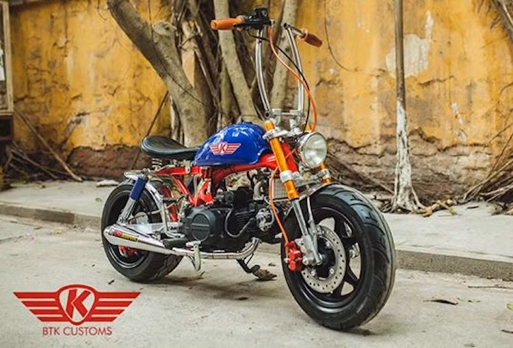 Có kiểu dáng nhỏ gọn độc đáo, mẫu xe máy Honda Monkey đã được dân chơi xe trên toàn Thế giới ưa chuộng, đặc biệt là ở Nhật. Ở dạng nguyên bản, dù có thiết kế như một mẫu naked bike nhưng do có kích thước "mini" với cặp bánh nhỏ nên chiếc xe có vẻ ngoài khá "đáng yêu" thay vì "ngầu" như những mẫu xe lớn hơn.