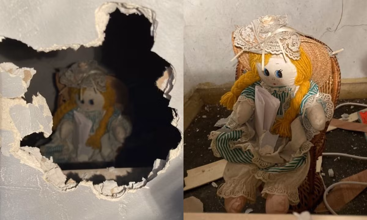 Trái lại với vẻ hoảng hốt đó, chủ căn nhà cho rằng khám phá của mình thật “thú vị”. Anh nghĩ rằng đó chỉ là một trò đùa của những người chủ cũ: “Hẳn tờ giấy này mới chỉ được đặt vào gần đây bởi trông nó không hề cũ như đã tồn tại từ năm 1961. Tôi thấy rất vui nhộn đấy chứ! Rất có thể tôi sẽ làm điều tương tự khi chuyển đi”. Ảnh: hugogloss