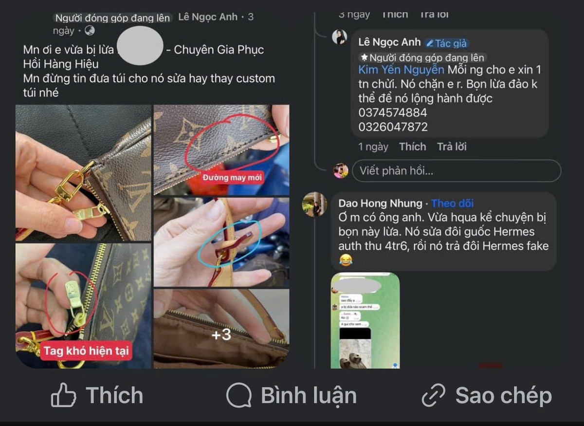 Kiếm tiền triệu từ dịch vụ sửa chữa hàng hiệu - Hình 2 Kiem tien trieu tu dich vu sua chua hang hieu-Hinh-2