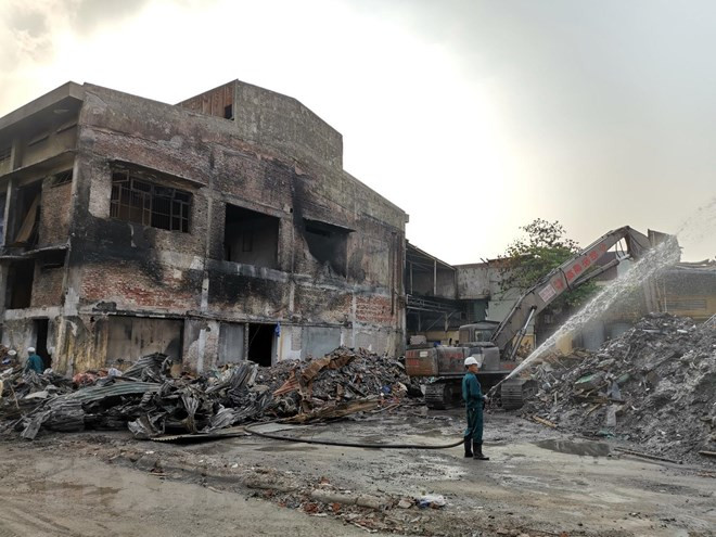 Hoan thanh viec tieu tay hien truong vu chay Cong ty Rang Dong-Hinh-7