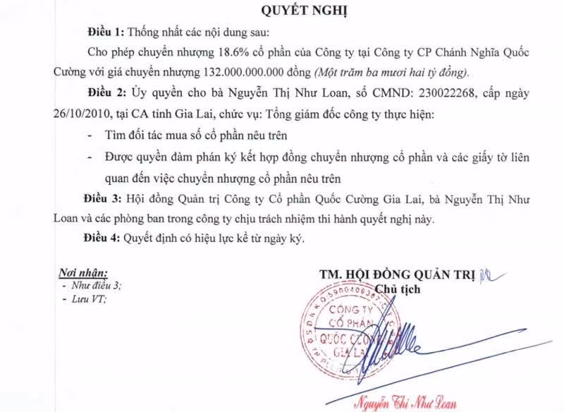 Ba Loan rut 132 ty o Chanh Nghia Quoc Cuong, Cuong “do la” xoay so the nao?