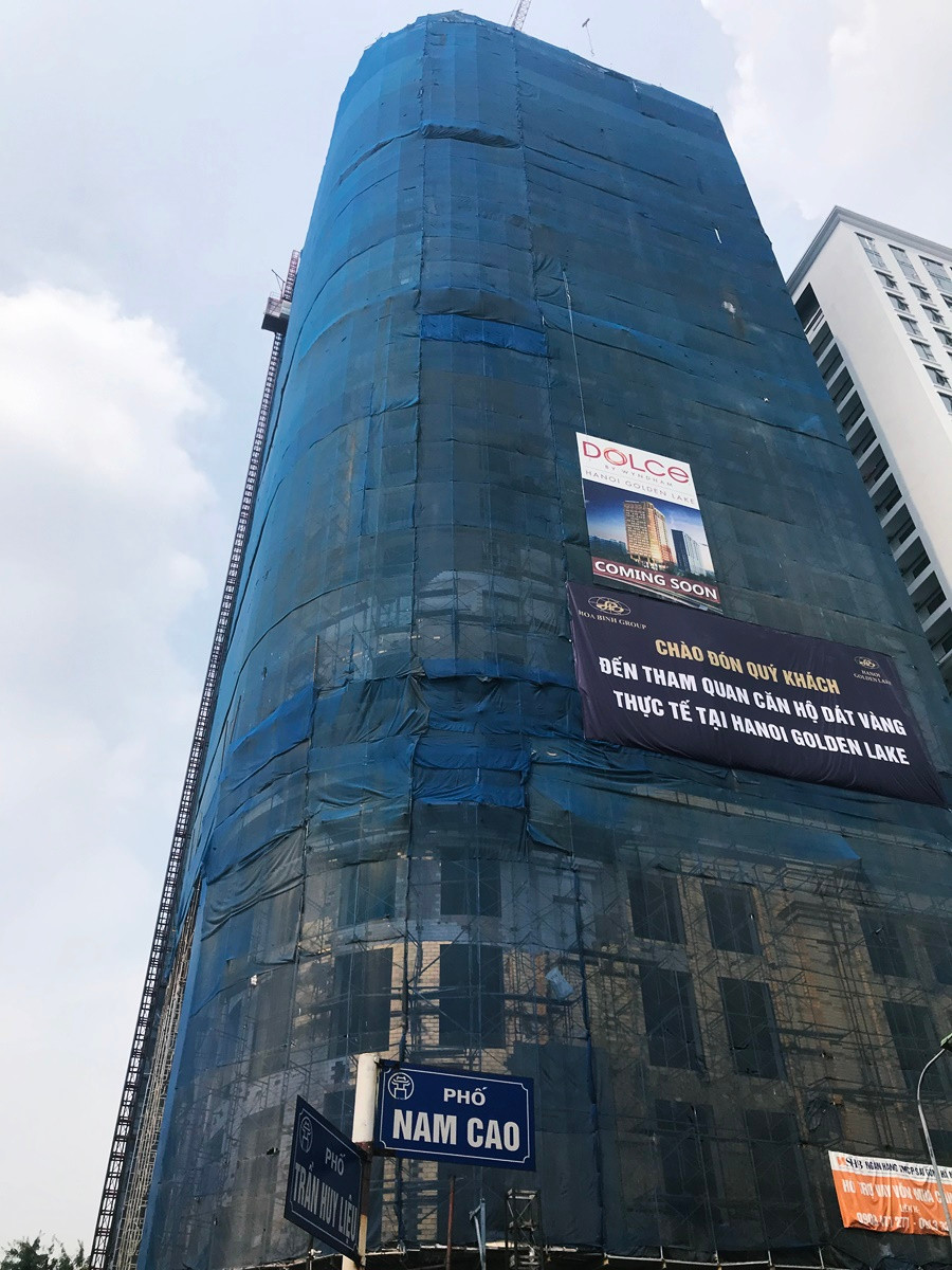 “Soi” can canh du an dat vang Ha Noi Golden Lake - B7 Giang Vo sai pham