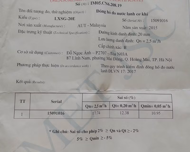 Cu dan to Vinaenco lap dong ho deu, an cap tien nuoc tai chung cu New Horizon City?-Hinh-2
